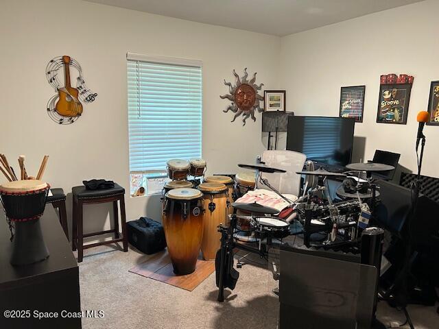 1119 Blossom Dr, Sebastian, FL 32958 - view of carpeted home office
