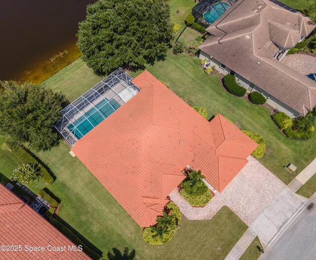 3631 Thurloe Dr, Rockledge, FL 32955 - view from above of property