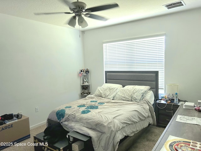 171 Knight St SE, Palm Bay, FL 32909 - carpeted bedroom featuring a ceiling fan