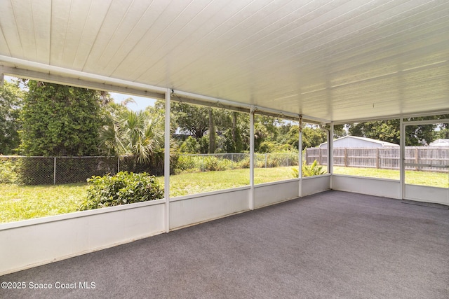6856 Buxton Ave, Cocoa, FL 32927 - view of unfurnished sunroom