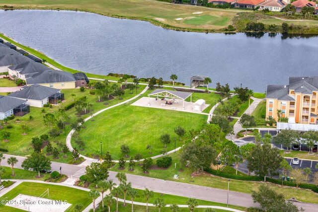 3654 Gurrero Dr, Melbourne, FL 32940 - aerial perspective of suburban area featuring a nearby body of water