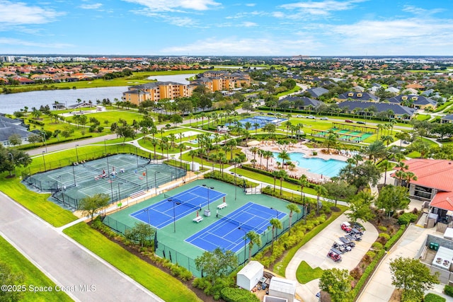 3654 Gurrero Dr, Melbourne, FL 32940 - aerial view of a large body of water and a pool