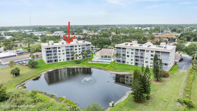 1420 Huntington Ln Unit 2405, Rockledge, FL 32955 - bird's eye view of apartment complex / building and a large body of water