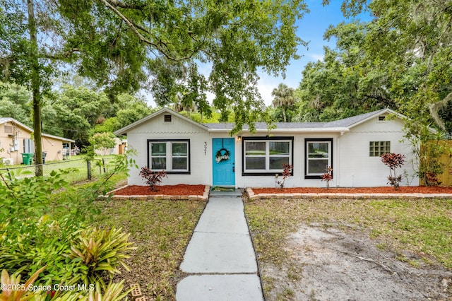 321 Sagamore St, Melbourne, FL 32904 - view of front of house with concrete block siding