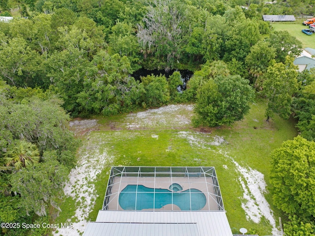 2575 Cox Rd, Cocoa, FL 32926 - drone / aerial view