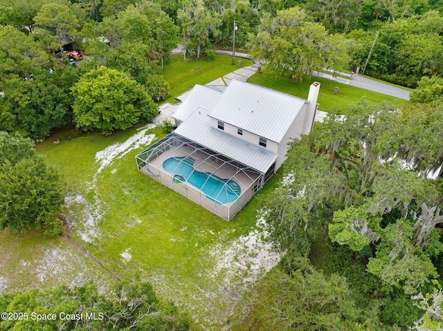 2575 Cox Rd, Cocoa, FL 32926 - view from above of property