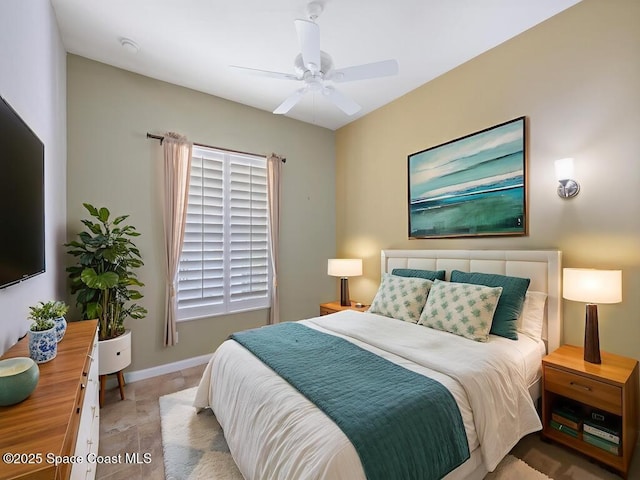 5422 Barbados Sq, Vero Beach, FL 32967 - bedroom featuring baseboards and ceiling fan