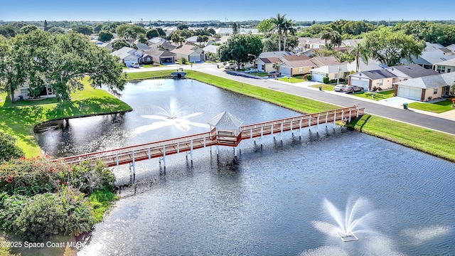 1020 S Fork Cir, Melbourne, FL 32901 - aerial perspective of suburban area with a nearby body of water