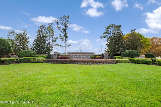 125 Rudy St, Auburndale, FL 33823 - community / neighborhood sign featuring a lawn