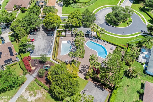 125 Rudy St, Auburndale, FL 33823 - drone / aerial view of a pool