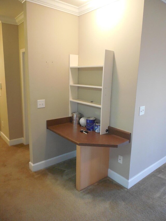 6460 Borasco Dr Unit 2903, Melbourne, FL 32940 - unfurnished office featuring ornamental molding and carpet