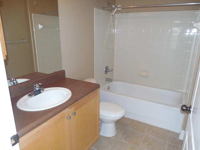 6460 Borasco Dr Unit 2903, Melbourne, FL 32940 - bathroom featuring vanity, shower / bathtub combination, and tile patterned floors