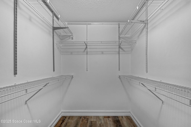 3435 Felda St, Cocoa, FL 32926 - spacious closet with dark wood-style floors