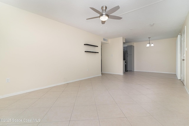 1935 Conway Rd Unit A4, Orlando, FL 32812 - unfurnished room with a ceiling fan, light tile patterned flooring, and baseboards