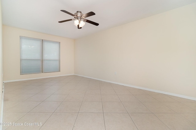 1935 Conway Rd Unit A4, Orlando, FL 32812 - empty room featuring a ceiling fan and baseboards