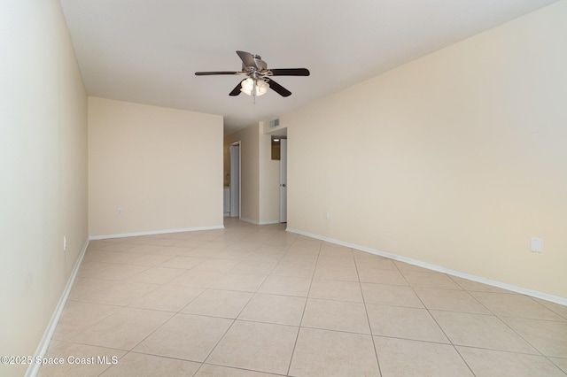 1935 Conway Rd Unit A4, Orlando, FL 32812 - unfurnished room with ceiling fan, light tile patterned flooring, and baseboards
