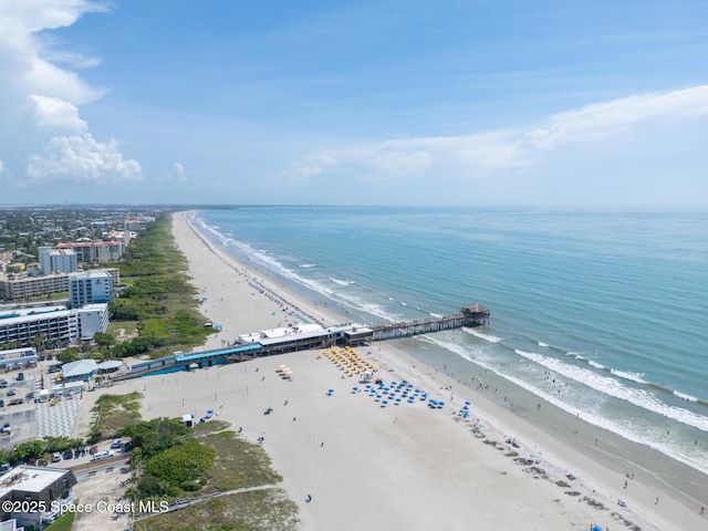 5201 Ocean Beach Blvd Unit 4, Cocoa Beach, FL 32931 - drone / aerial view of expansive coastline