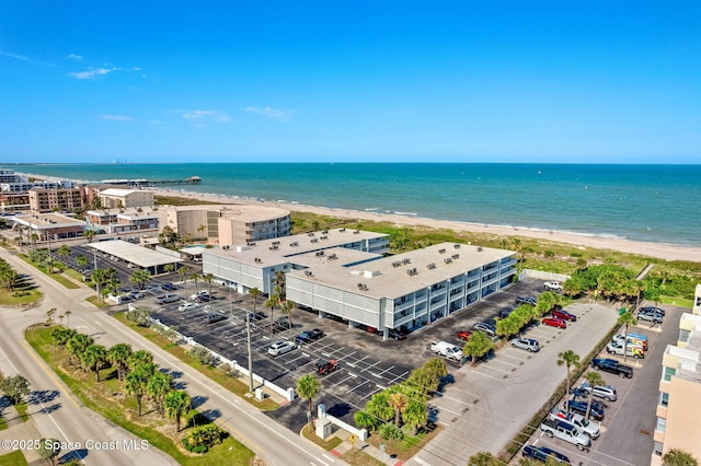 4800 Ocean Beach Blvd Unit 218, Cocoa Beach, FL 32931 - bird's eye view of waterfront with a beach