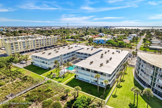 4800 Ocean Beach Blvd Unit 218, Cocoa Beach, FL 32931 - bird's eye view of a pool area