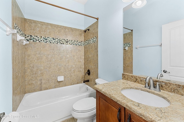 1121 S Orlando Ave, Cocoa Beach, FL 32931 - full bathroom with washtub / shower combination and vanity