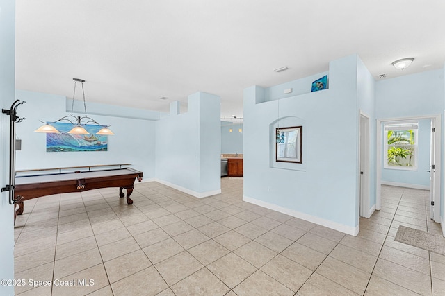1121 S Orlando Ave, Cocoa Beach, FL 32931 - playroom featuring billiards table and light tile patterned floors