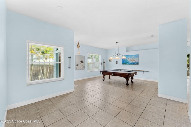1121 S Orlando Ave, Cocoa Beach, FL 32931 - recreation room featuring light tile patterned flooring and pool table