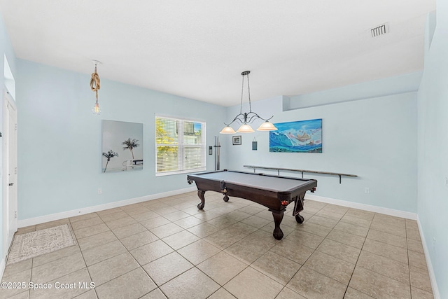 1121 S Orlando Ave, Cocoa Beach, FL 32931 - rec room featuring tile patterned flooring and billiards table