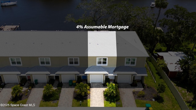 833 Paddleboard Ct, Melbourne, FL 32935 - view from above of property featuring a nearby body of water