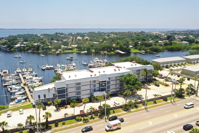 905 N Harbor City Blvd Unit 403, Melbourne, FL 32935 - drone / aerial view of a large body of water