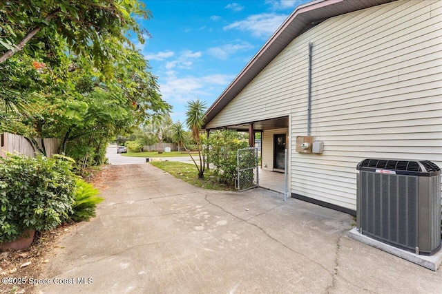 1636 Dixie Way, Melbourne, FL 32935 - view of home's exterior featuring a central AC unit