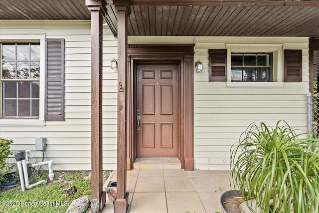 1636 Dixie Way, Melbourne, FL 32935 - property entrance featuring a porch
