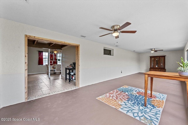1636 Dixie Way, Melbourne, FL 32935 - living room with ceiling fan