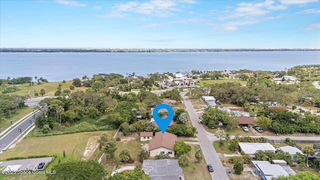 1636 Dixie Way, Melbourne, FL 32935 - aerial view of property's location with a large body of water