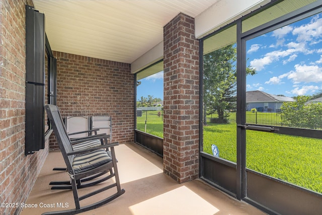 231 Nardo Ave SW, Palm Bay, FL 32908 - view of unfurnished sunroom