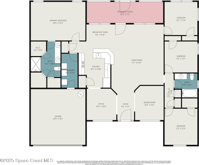 231 Nardo Ave SW, Palm Bay, FL 32908 - view of home floor plan