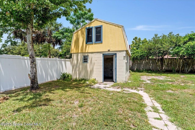 5510 Holden Rd, Cocoa, FL 32927 - view of outdoor structure with a fenced backyard