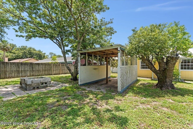 5510 Holden Rd, Cocoa, FL 32927 - view of yard
