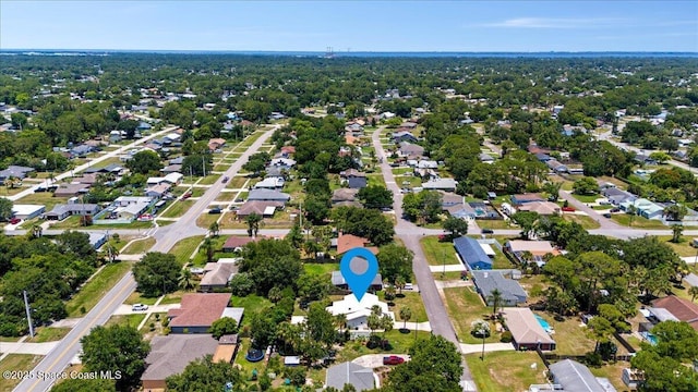 5510 Holden Rd, Cocoa, FL 32927 - aerial overview of property's location with nearby suburban area