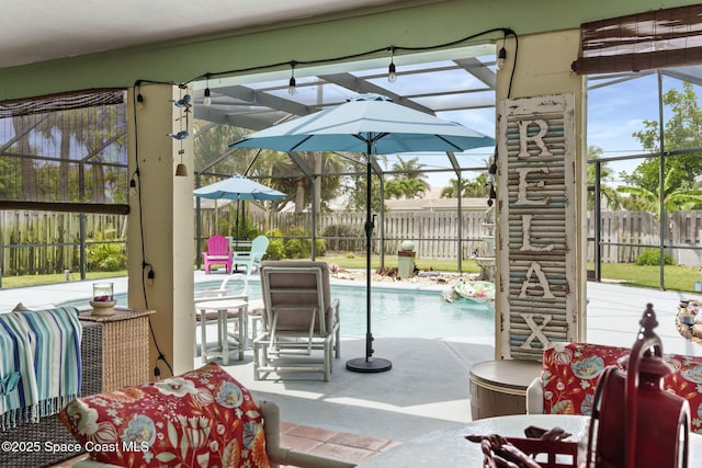 1030 S Orlando Ave, Cocoa Beach, FL 32931 - view of sunroom