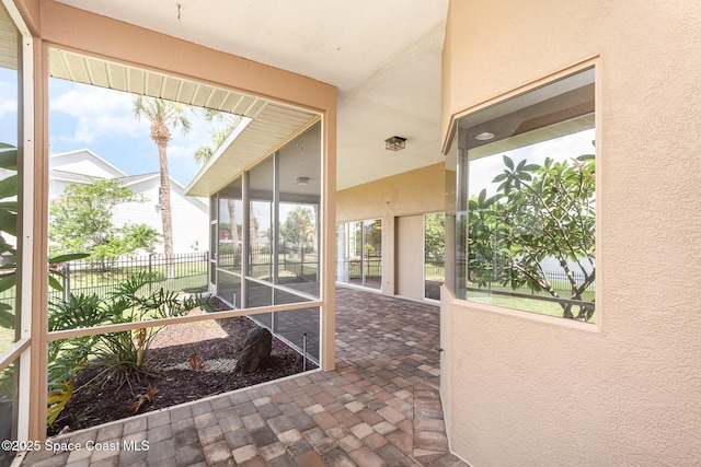 465 Apache Trl, Merritt Island, FL 32953 - view of unfurnished sunroom