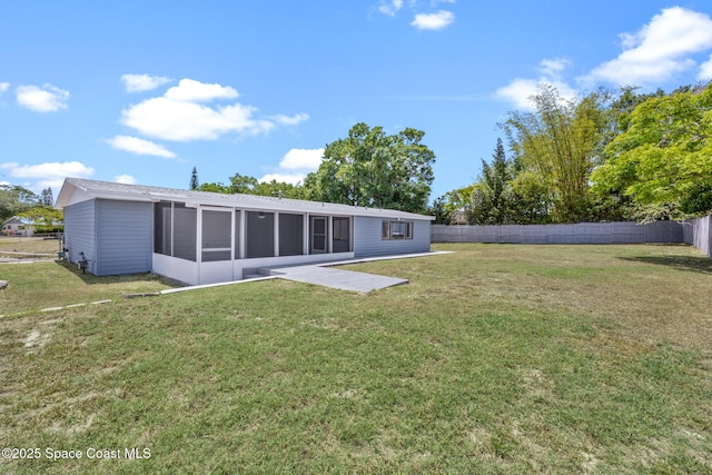 2812 Denison Ct, Cocoa, FL 32926 - back of house with a sunroom