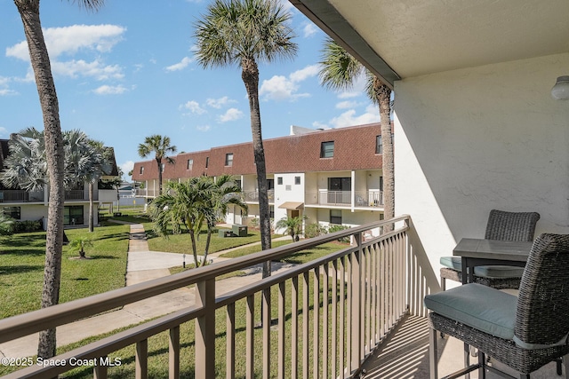 170 Paradise Blvd # 17, Indialantic, FL 32903 - balcony with a residential view