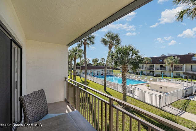 170 Paradise Blvd # 17, Indialantic, FL 32903 - balcony featuring view of pool