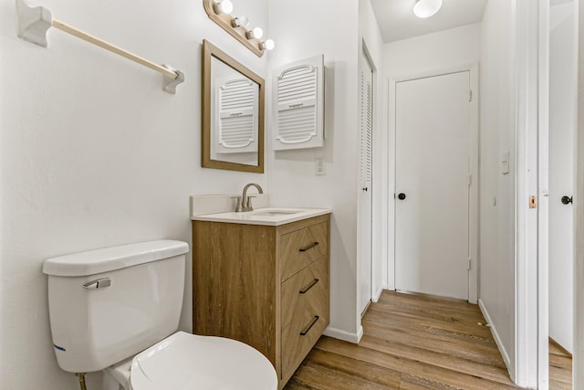 1441 Sheafe Ave NE Unit 104, Palm Bay, FL 32905 - bathroom with vanity and wood finished floors