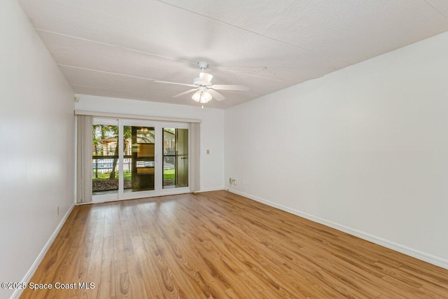 2358 Golf Lake Cir Unit 212, Melbourne, FL 32935 - spare room with light wood-style floors and ceiling fan