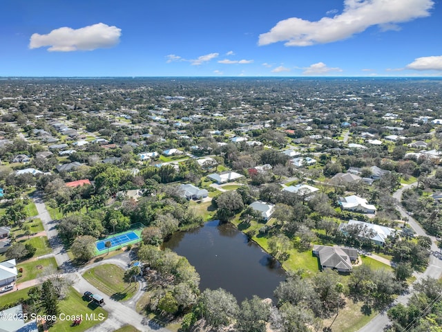 603 Cross Creek Dr, Sebastian, FL 32958 - aerial overview of property's location featuring a large body of water