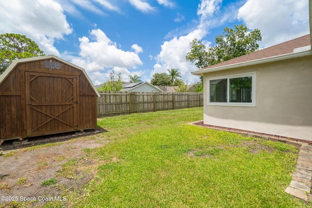967 Sabal Grove Dr, Rockledge, FL 32955 - fenced backyard with a storage unit
