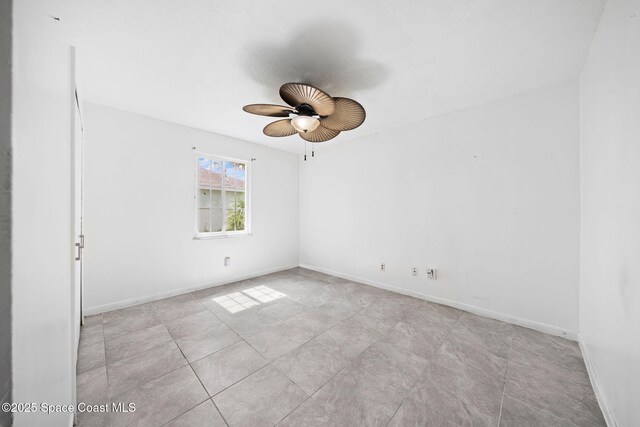458 Stendal Rd NW, Palm Bay, FL 32907 - unfurnished room with a ceiling fan and baseboards