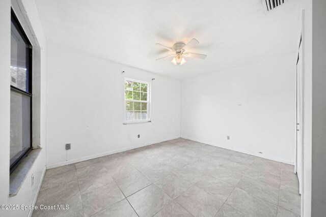 458 Stendal Rd NW, Palm Bay, FL 32907 - empty room with ceiling fan and baseboards