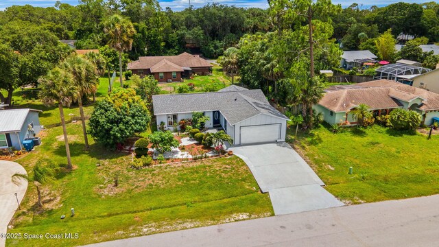 458 Stendal Rd NW, Palm Bay, FL 32907 - aerial view of property and surrounding area